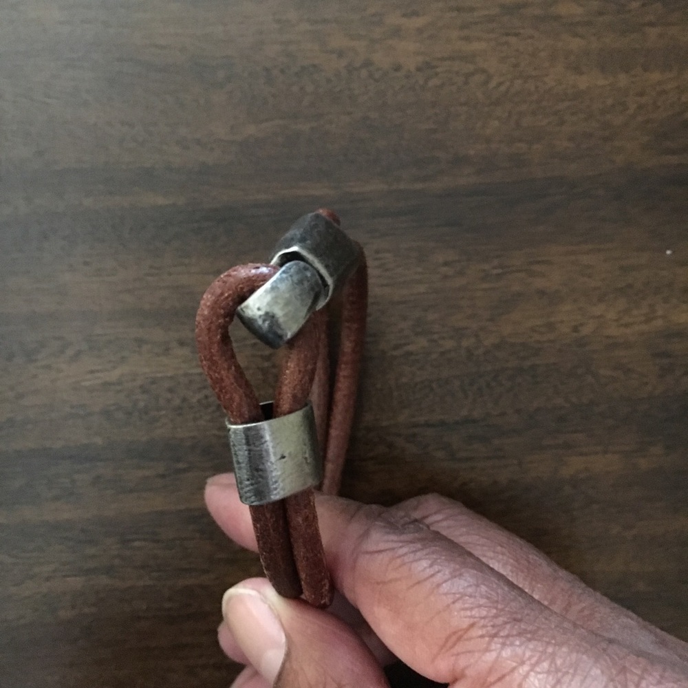 Leather bracelet